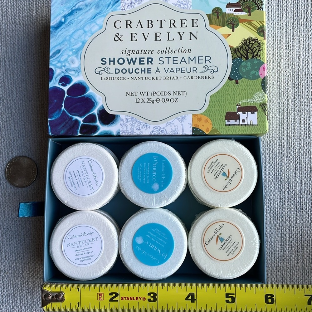 Crabtree & Evelyn Shower Steamer Tablets 12pc set - Picture 10 of 12